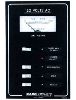 Paneltronics Standard AC 3 Position Breaker Panel and Main