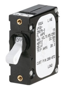 Paneltronics "A" Frame Magnetic Circuit Breaker - 10 Amps - Single Pole