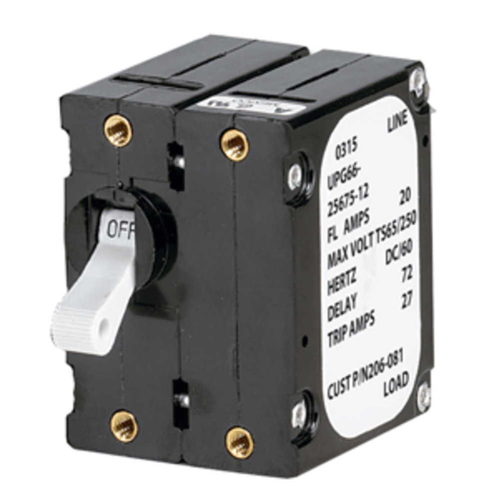 Paneltronics "A" Frame Magnetic Circuit Breaker - 5 Amps - Double Pole
