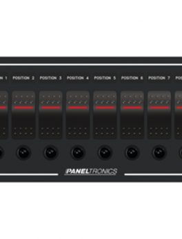 Paneltronics Waterproof DC 8 Position Lighted Rocker and CB