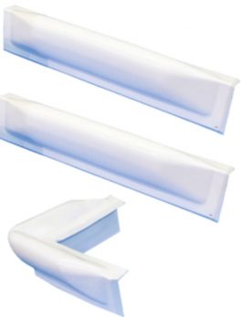 Dock Edge 3 Piece Dock Bumper Kit - 1 Corner Piece, 2 18" Straight Pieces