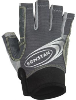 Ronstan Sticky Race Gloves w/Cut Fingers - Grey - X-Small