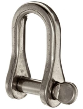 Ronstan Standard Dee Shackle - 6.4mm (1/4") Pin