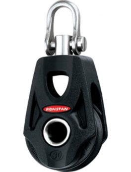 Ronstan Series 30 Ball Bearing Orbit Block and #153; - Single - Becket - Swivel Shackle Head