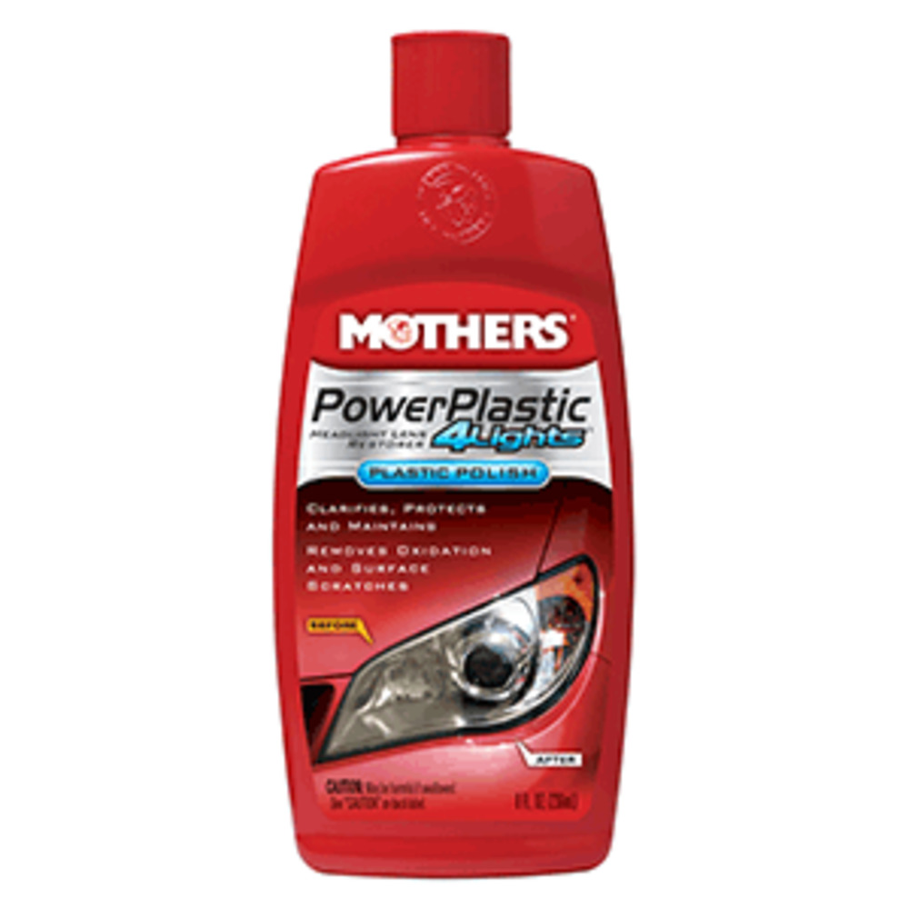 Mothers PowerPlastic 4Lights Plastic Polish - 8oz