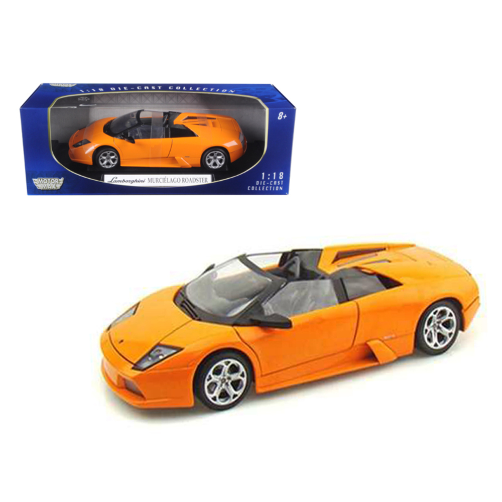 Lamborghini Murcielago Roadster Orange 1/18 Diecast Model Car by Motormax 73169or