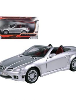 2005 Mercedes SLK55 SLK 55 AMG Silver 1/24 Diecast Car Model by Motormax 73292s
