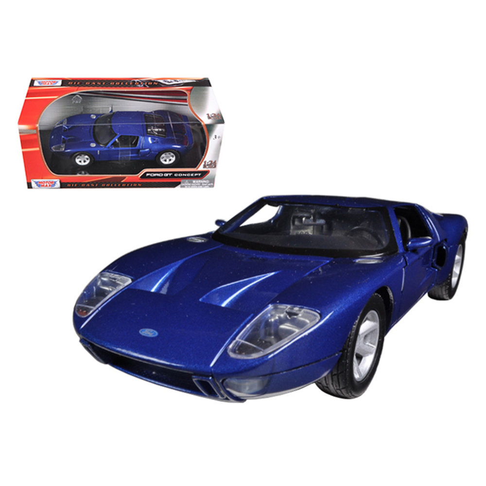 Ford GT Blue 1/24 Diecast Car Model by Motormax 73297bl