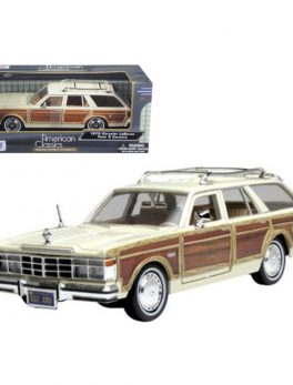 1979 Chrysler Lebaron Town and Country Cream 1/24 Diecast Model Car by Motormax 73331crm