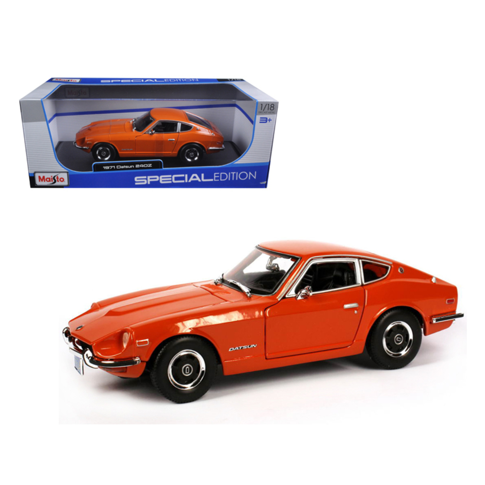 1971 Datsun 240Z Orange 1/18 Diecast Model Car by Maisto 31170OR