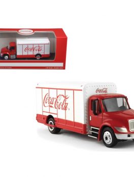 Coca-Cola Beverage Truck Red and White 1/87 Diecast Model by Motorcity Classics 870001