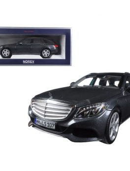 2014 Mercedes C Class T-Wagon Grey Metallic 1/18 Diecast Model Car by Norev 183475