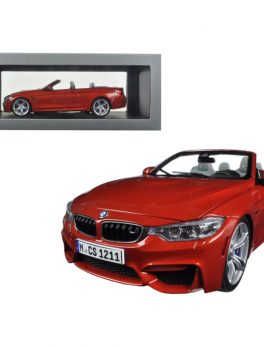 BMW M4 Cabrio Orange 1/18 Diecast Model Car by Paragon 97111