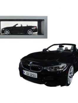 BMW M4 Cabrio Black 1/18 Diecast Model Car by Paragon 97112