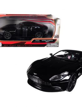 Aston Martin DB11 Black 1/24 Diecast Model Car by Motormax 79345BK
