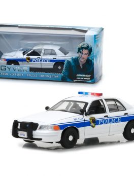 2003 Ford Crown Victoria Police Interceptor (California Police) from MacGyver 2016 TV Series 1/43 Diecast Model Car by Greenlight 86520