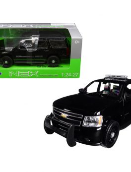 2008 Chevrolet Tahoe Unmarked Police Car Black 1/24-1/27 Diecast Model Car by Welly 22509WEP-BK
