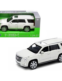 2017 Cadillac Escalade with Sunroof White 1/24-1/27 Diecast Model Car by Welly 24084W