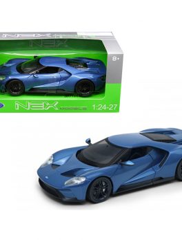 2017 Ford GT Blue 1/24 - 1/27 Diecast Model Car by Welly 24082BL