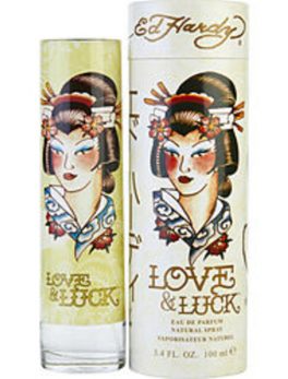 Ed Hardy Love and Luck Eau De Parfum Spray 3.4 Oz For Women