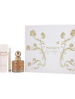 Fancy Eau De Parfum Spray 3.4 Oz and Body Lotion 3 Oz and Shower Gel 3 Oz and Eau De Parfum Spray .34 Oz Mini For Women