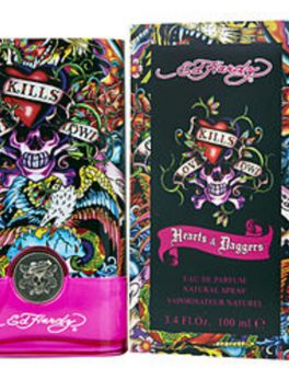 Ed Hardy Hearts and Daggers Eau De Parfum Spray 3.4 Oz For Women