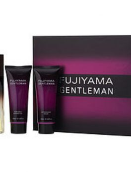 Fujiyama Gentleman Edt Spray 3.3 Oz and Aftershave Balm 3.3 Oz and Shower Gel 3.3 Oz For Men