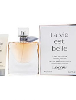 La Vie Est Belle L'eau De Parfum Spray 1.7 Oz and Body Lotion 1.7 Oz (travel Offer) For Women