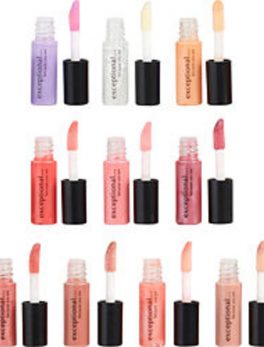 Exceptional-because You Are 10 Piece Mini Lip Gloss Set Each .04 Oz/1.2 Ml For Women
