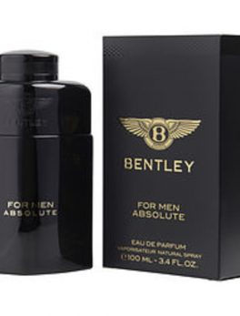 Bentley For Men Absolute Eau De Parfum Spray 3.4 Oz For Men