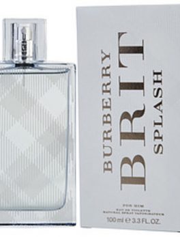 Burberry Brit Splash Edt Spray 3.3 Oz For Men