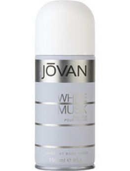 Jovan White Musk Deodorant Body Spray 5 Oz For Men