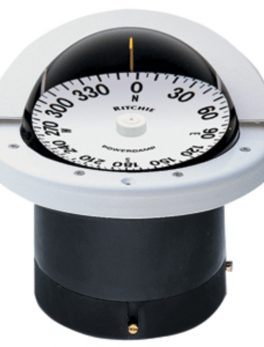 Ritchie FN-201W Navigator Compass - Flush Mount - White