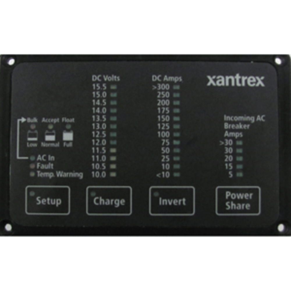 Xantrex Heart FDM-12-25 Remote Panel, Battery Status and Freedom Inverter/Charger Remote Control