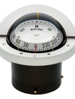Ritchie FNW-203 Navigator Compass - Flush Mount - White