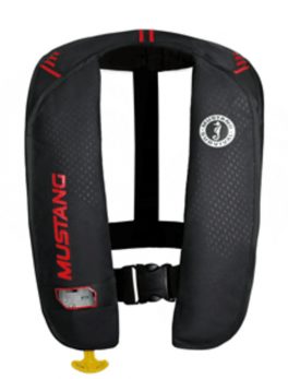 Mustang MIT 100 Inflatable Automatic PFD - Black/Red