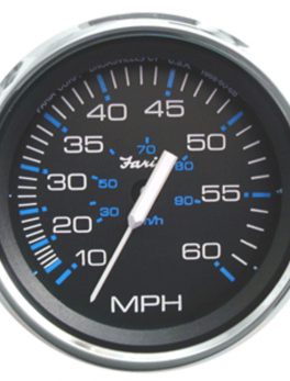 Faria Chesapeake Black SS 4" Speedometer - 60MPH (Mechanical)