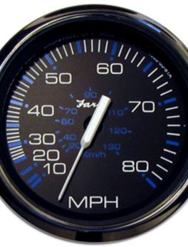 Faria Chesapeake Black SS 4" Speedometer - 80MPH (Mechanical)