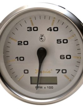 Faria Kronos 4" Tachometer w/Hourmeter - 7,000 RPM (Gas - Outboard)