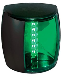 Hella Marine NaviLED PRO Starboard Navigation Lamp - 2nm - Green Lens/Black Housing