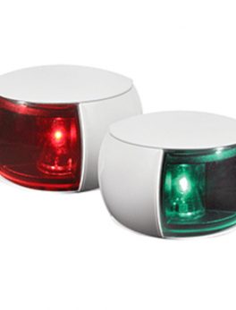 Hella Marine NaviLED Port and Starboard Pair - 2nm - Colored Lens/White Housing
