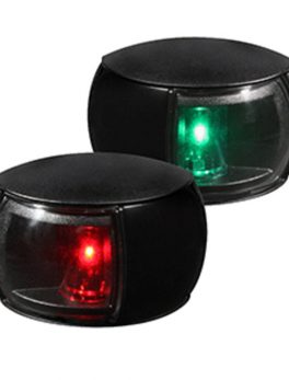 Hella Marine NaviLED Port and Starboard Pair - 2nm - Clear Lens/Black Housing