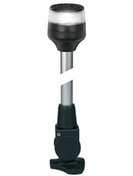 Hella Marine NaviLED 360 Compact All Round Lamp - 2nm - 12" Fold Down Base - Black