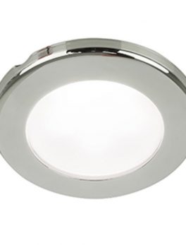 Hella Marine EuroLED 75 3" Round Screw Mount Down Light - White LED - Stainless Steel Rim - 12V