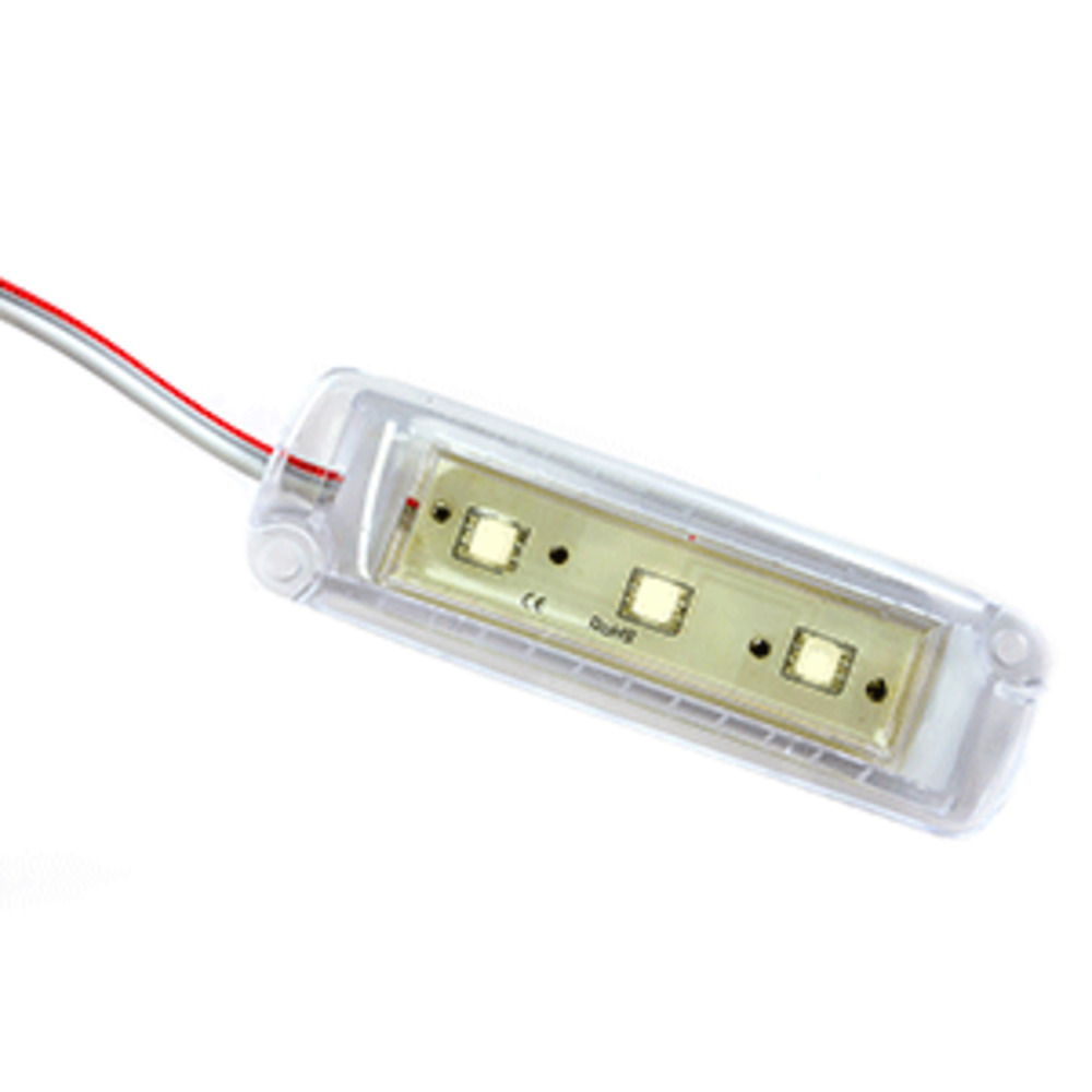 Innovative Lighting 4x1 Tri-Lite - Clear Housing - 3 White LEDs