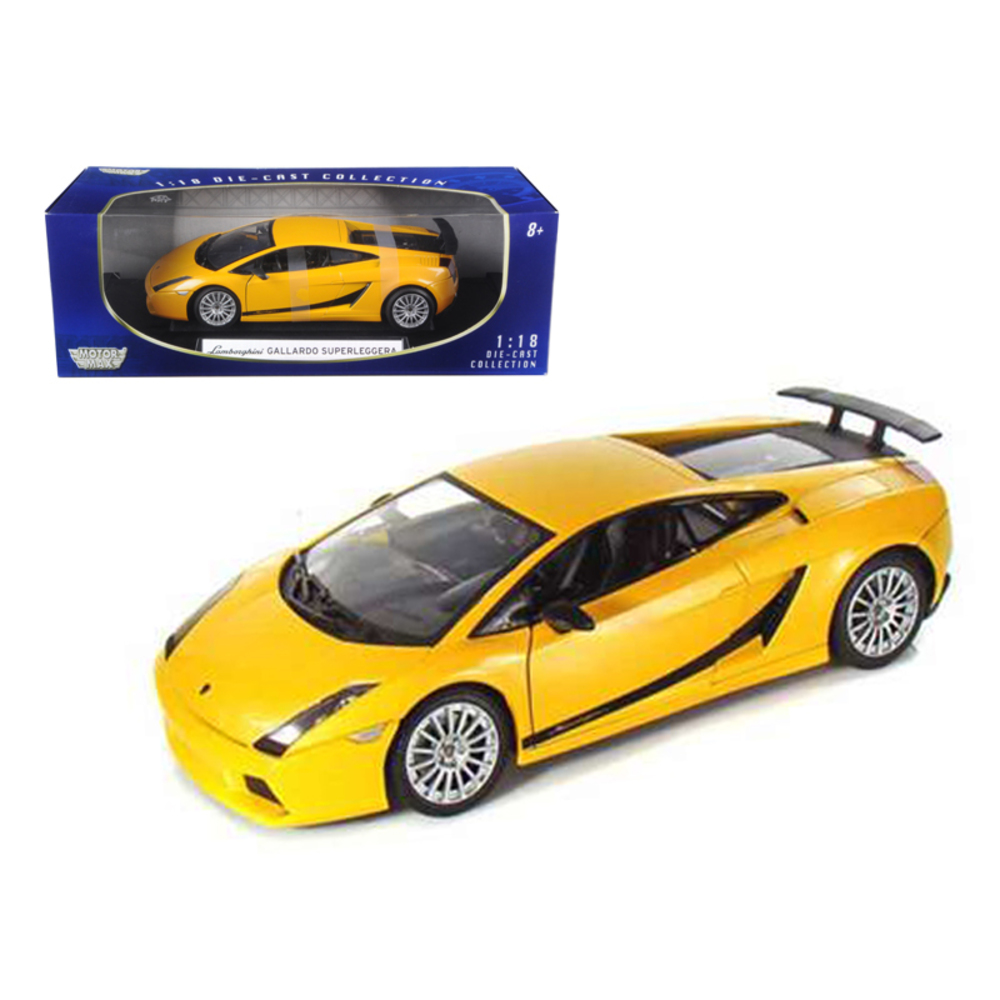 Lamborghini Gallardo Superleggera Orange 1/18 Diecast Model Car by Motormax 73181or