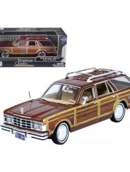 1979 Chrysler Lebaron Town and Country Burgundy 1/24 Diecast Model Car by Motormax 73331bur