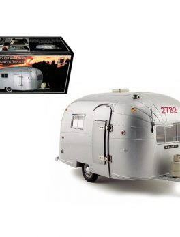 Aluminum Camper Trailer 1/18 Diecast Model by Motorcity Classics 88101