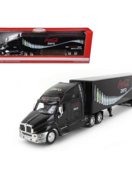 Coca Cola Zero Tractor Trailer 1/64 Diecast Model by Motorcity Classics MCC434617