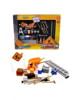 Construction Accessories Set For 1/24 Diecast Car Models by Phoenix Toys 18425